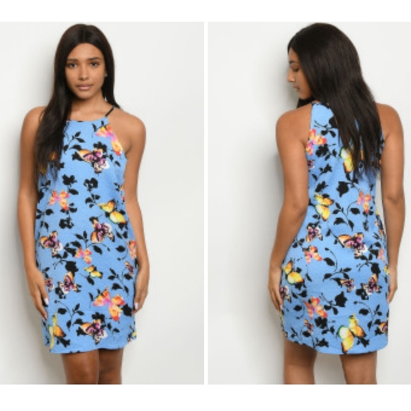 Renee C. Dresses & Skirts - New Renee C. Butterfly Halter Neck Dress